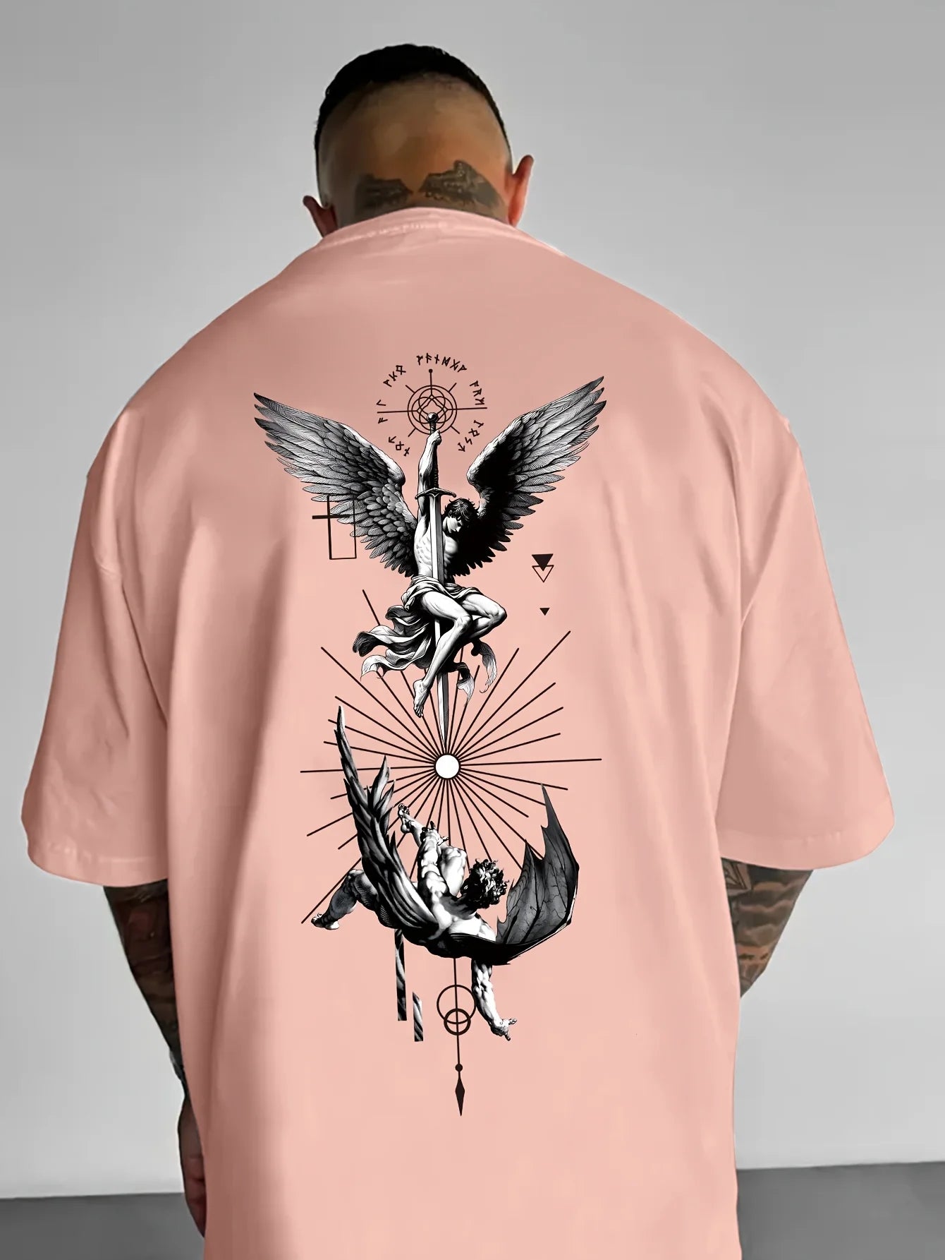 Summer Men T-shirt Suitable Daily Outdoor Sports Casual Relaxed Style Street Fashion Trend 100% Pure Cotton Material Versatile