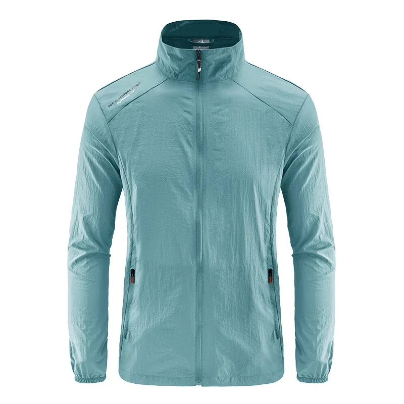 Summer Jackets Men Windbreaker Coats Male Sunscreen Clothing Traveling Camping Jacket Ultrathin Cycling Fishing Tops Hiking Wear