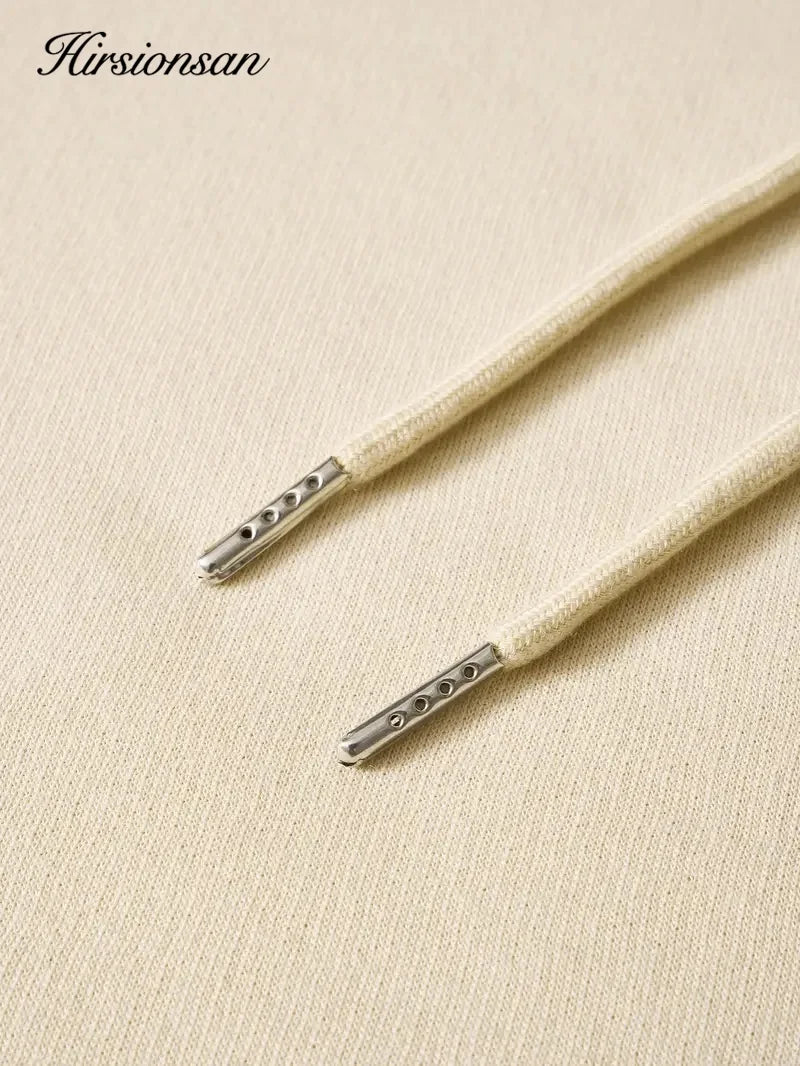 Hirsionsan New York Letter Print Sweatshirt Women Soft Casual Loose Sportwear Female Hoodies Warm Fleece Girls Clothes 2023 New