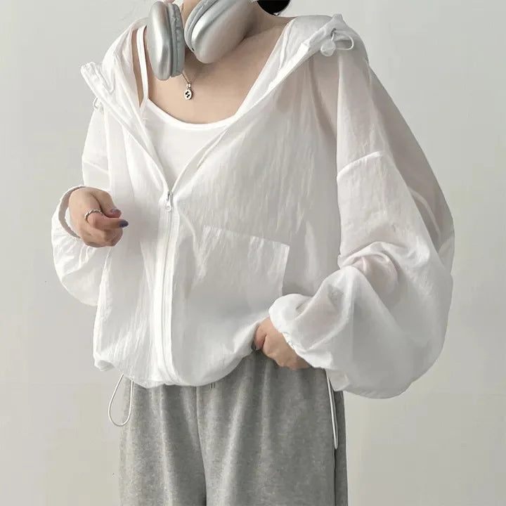 Sunscreen Clothes for Women in Summer Spring Thin Breathable Jacket New Ultraviolet Proof Outdoor Korean Version