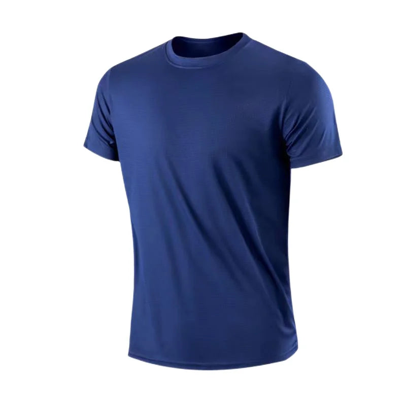 Summer Men Fashion Soild T-Shirt Short Sleeve Casual Gym T Shirts Oversized white Shirts Basketball Top Tees Men Clothing