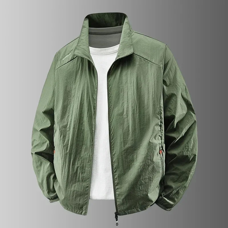 Summer Jackets Men Windbreaker Coats Male Sunscreen Clothing Traveling Camping Jacket Ultrathin Cycling Fishing Tops Hiking Wear
