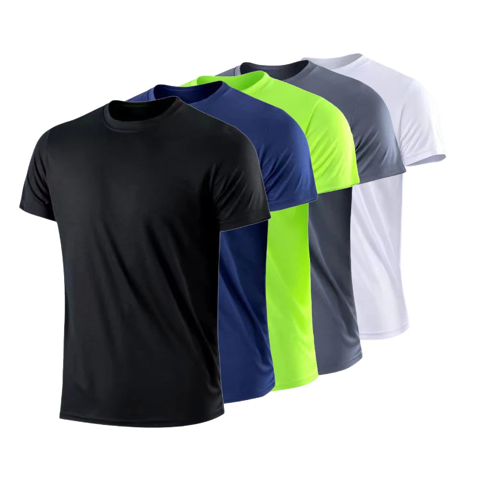 Summer Men Fashion Soild T-Shirt Short Sleeve Casual Gym T Shirts Oversized white Shirts Basketball Top Tees Men Clothing