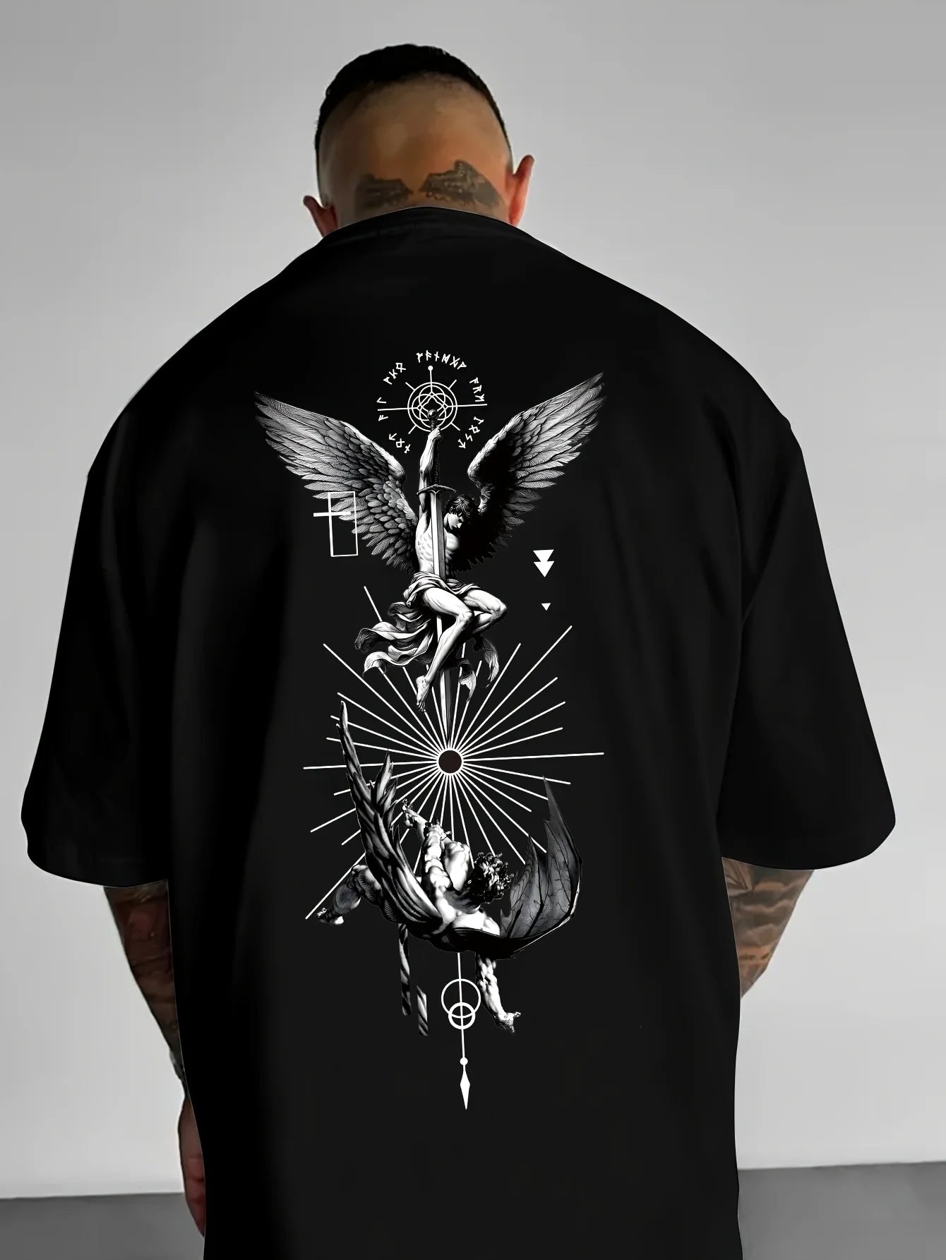 Summer Men T-shirt Suitable Daily Outdoor Sports Casual Relaxed Style Street Fashion Trend 100% Pure Cotton Material Versatile