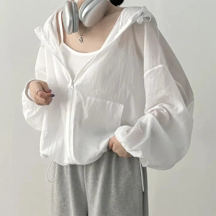 Sunscreen Clothes for Women in Summer Spring Thin Breathable Jacket New Ultraviolet Proof Outdoor Korean Version