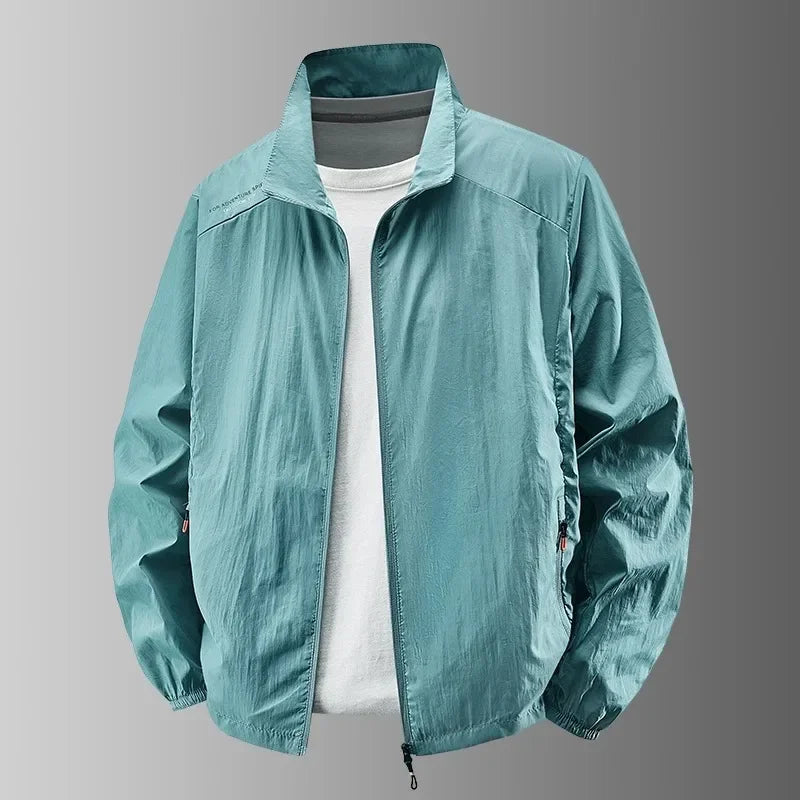 Summer Jackets Men Windbreaker Coats Male Sunscreen Clothing Traveling Camping Jacket Ultrathin Cycling Fishing Tops Hiking Wear