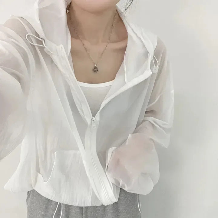 Sunscreen Clothes for Women in Summer Spring Thin Breathable Jacket New Ultraviolet Proof Outdoor Korean Version