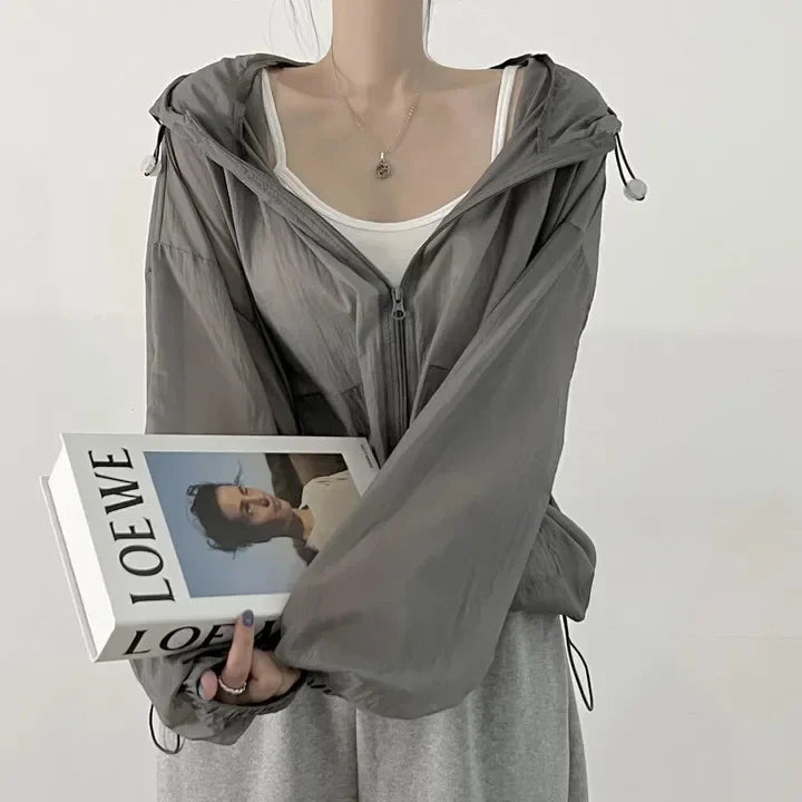 Sunscreen Clothes for Women in Summer Spring Thin Breathable Jacket New Ultraviolet Proof Outdoor Korean Version