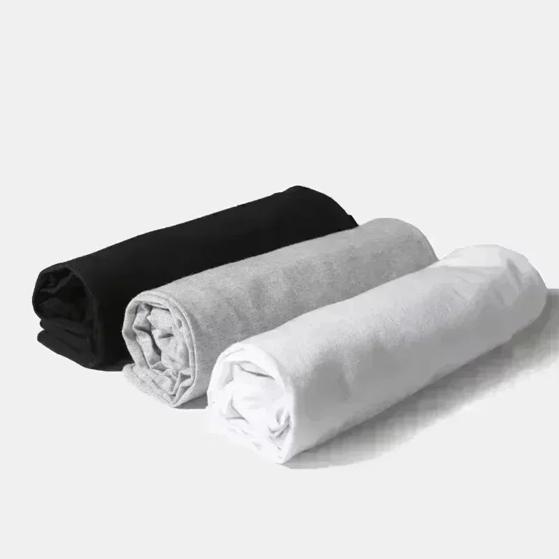 Men's Summer Fashion Brand Clothing Casual Business Shorts Loose Sleeve Versatile Round Neck T-Shirt Breathable T-Shirt