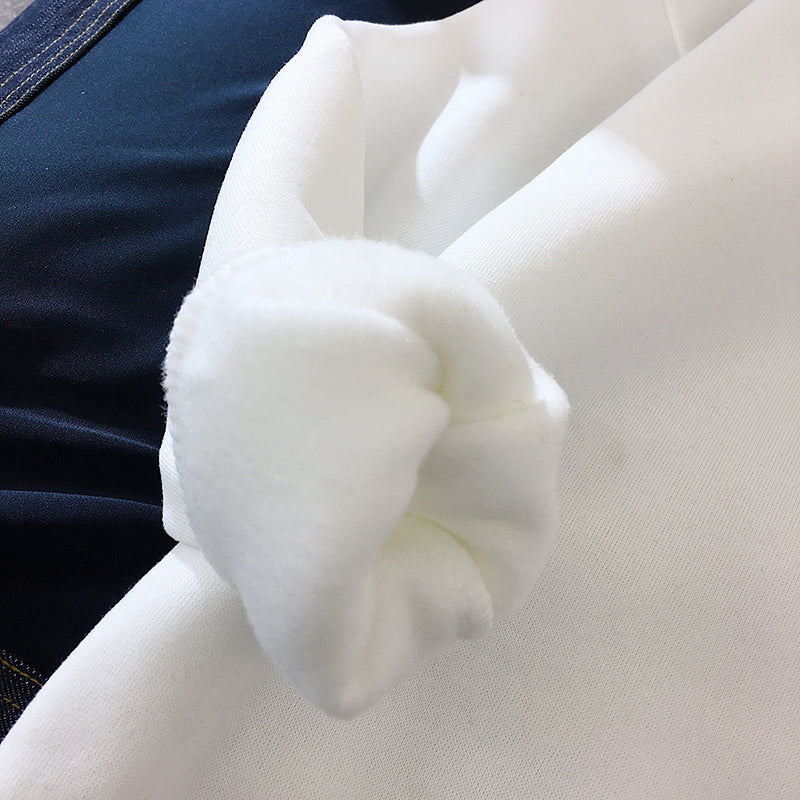 Hirsionsan New York Letter Print Sweatshirt Women Soft Casual Loose Sportwear Female Hoodies Warm Fleece Girls Clothes 2023 New