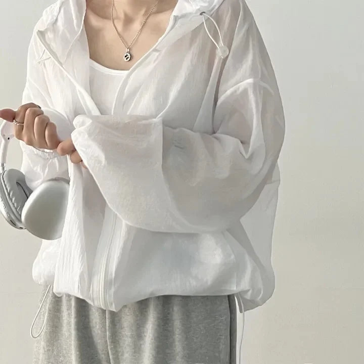 Sunscreen Clothes for Women in Summer Spring Thin Breathable Jacket New Ultraviolet Proof Outdoor Korean Version