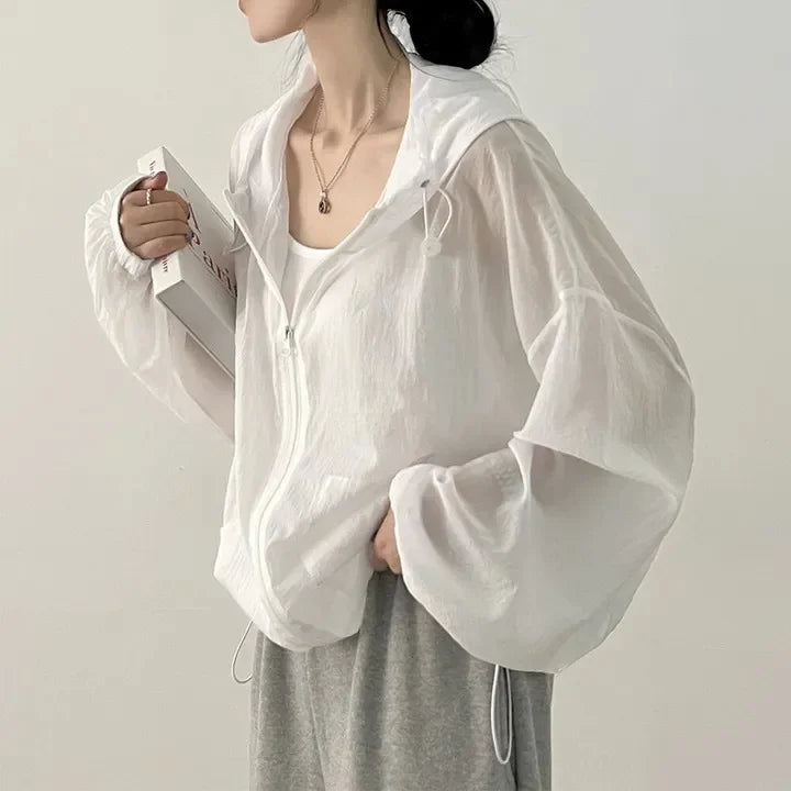Sunscreen Clothes for Women in Summer Spring Thin Breathable Jacket New Ultraviolet Proof Outdoor Korean Version