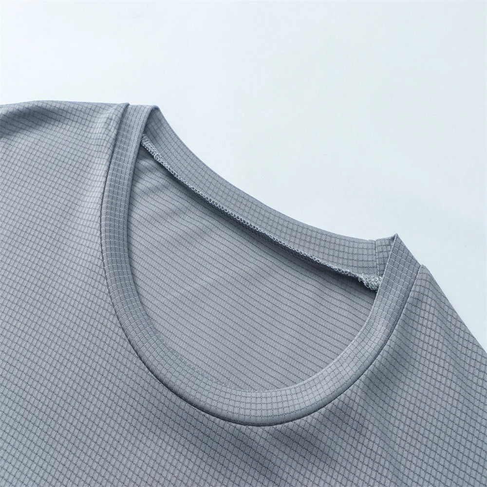 Summer Men Fashion Soild T-Shirt Short Sleeve Casual Gym T Shirts Oversized white Shirts Basketball Top Tees Men Clothing