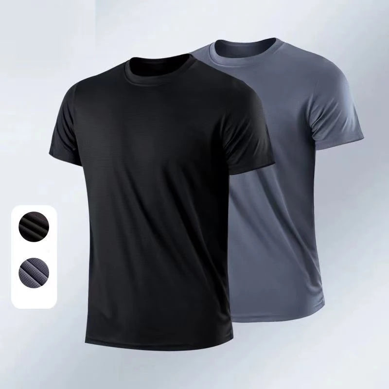 Summer Men Fashion Soild T-Shirt Short Sleeve Casual Gym T Shirts Oversized white Shirts Basketball Top Tees Men Clothing